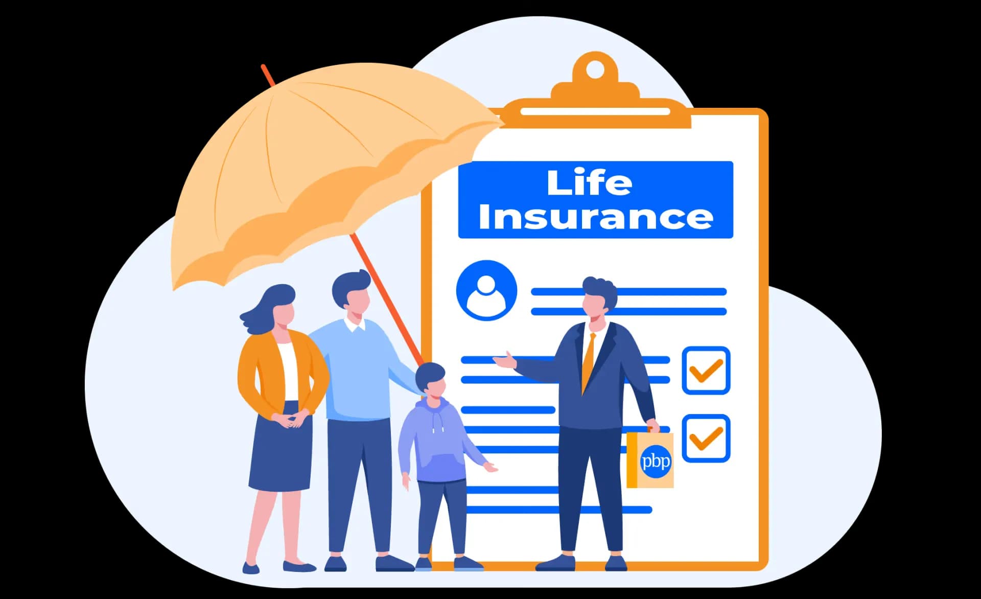 Illustration for Become Life Insurance Agent