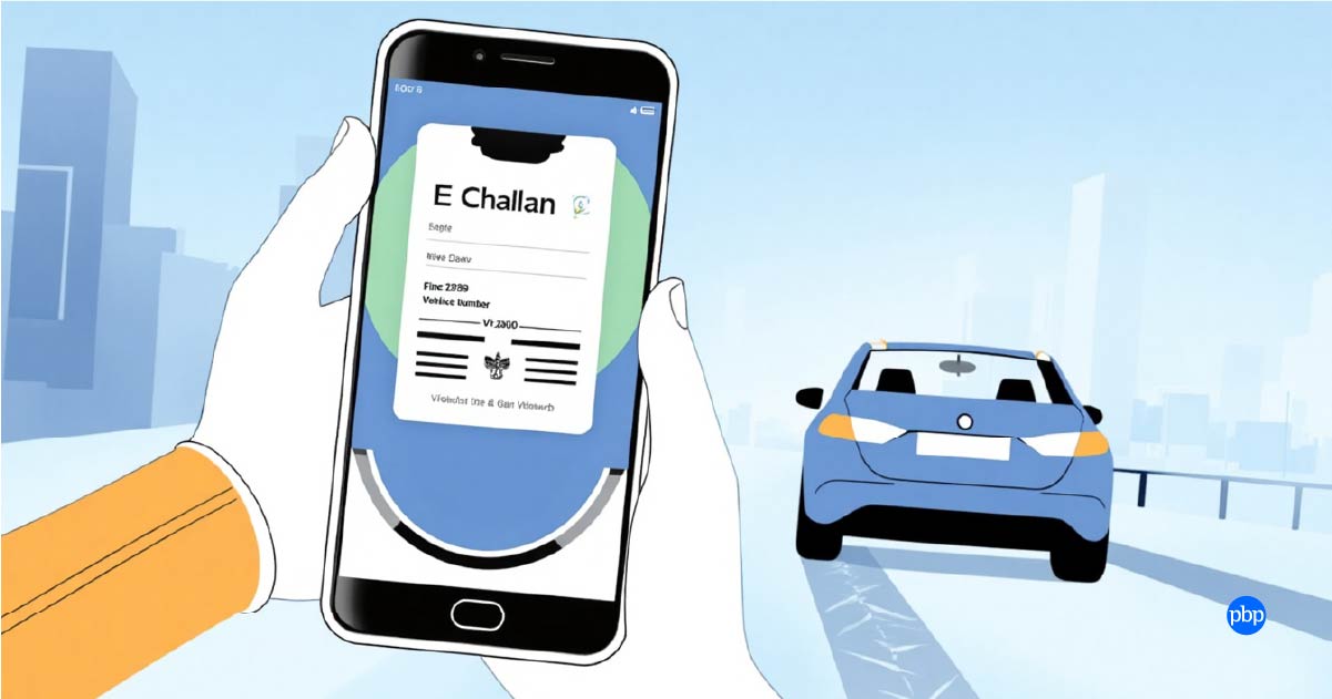 e challan check by vehicle number